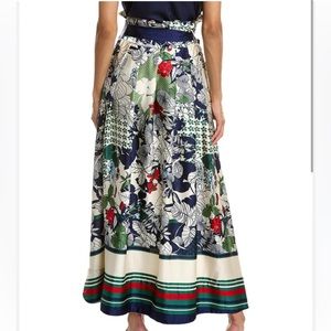 Gracia Nature Tie Waist Long Loose Palazzo Pants Size M